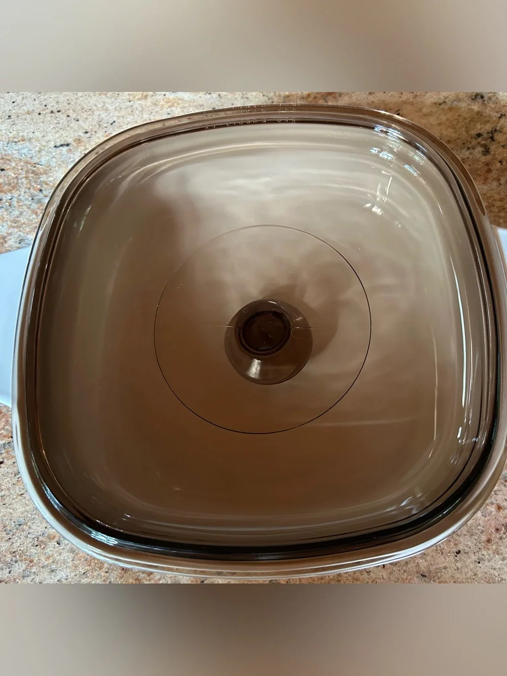 Corning Ware “La Marjolaine” 2 Qt Casserole #A-2-B w/Pyrex Brown Glass Lid A-9-C
